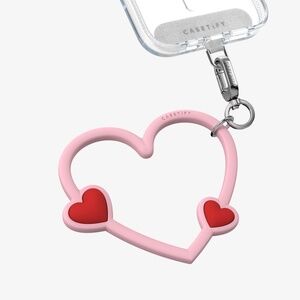 casetify - Heart Phone Wristlet - Pink Passion